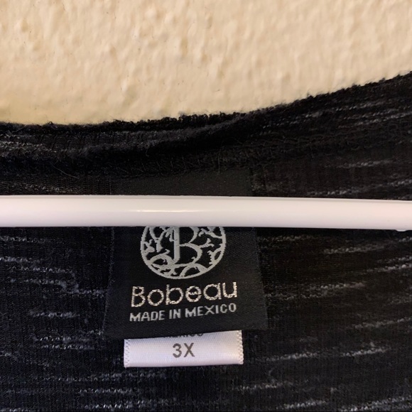 Oversized 3X basic black top - Picture 3 of 4